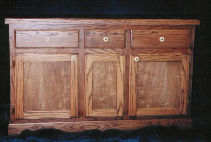 Solid Red Oak Buffet