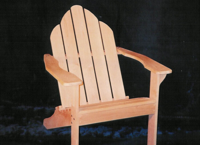 Solid Red Oak Adirondack