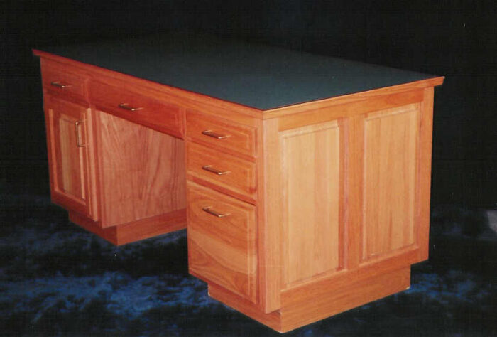 Solid Oak Executive Desk