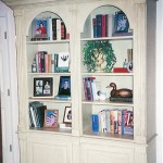 Antique White Bookcase