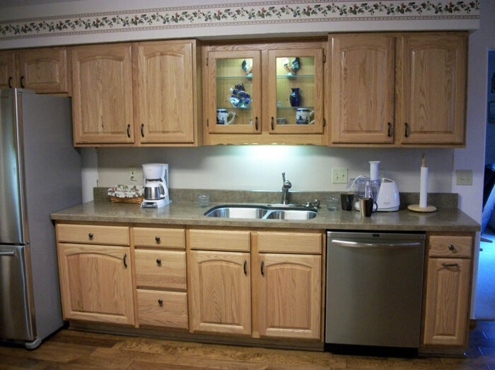 Solid American Oak Hardwood Kitchen