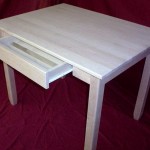 Maple Table With Drawer