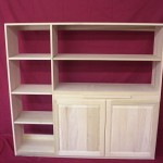 Open Poplar Bookcase